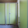 CT13-1 mit Fingerklemmschutzrohr, Dekor Vivo 0024, Aluminium Beschläge mit Türblattverstärkung, Aluminium EV1 eloxiert