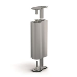 Fingerklemmschutz Fingerklemmschutzrohr Aluminium CT13-1 (Chemnitzer Trennwände, WC-Trennwand Hersteller, WC-Trennwände, Trennwandsysteme, Toilettentrennwände, Sanitärtrennwände)